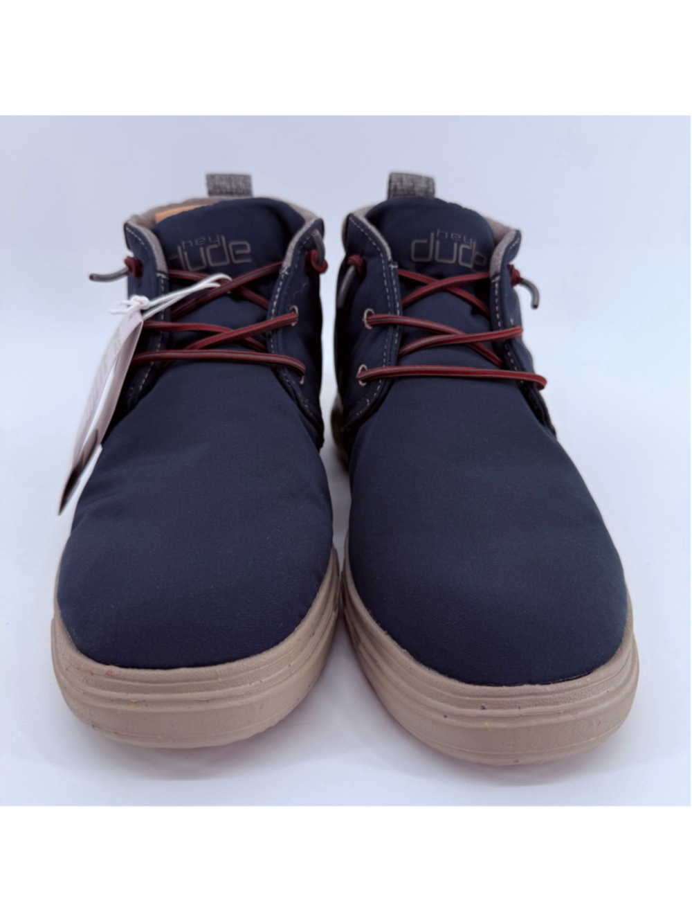 Men's Hey Dude Boots Size 8 Navy Brown Spencer Eco 112685700 - Picture 3 of 14